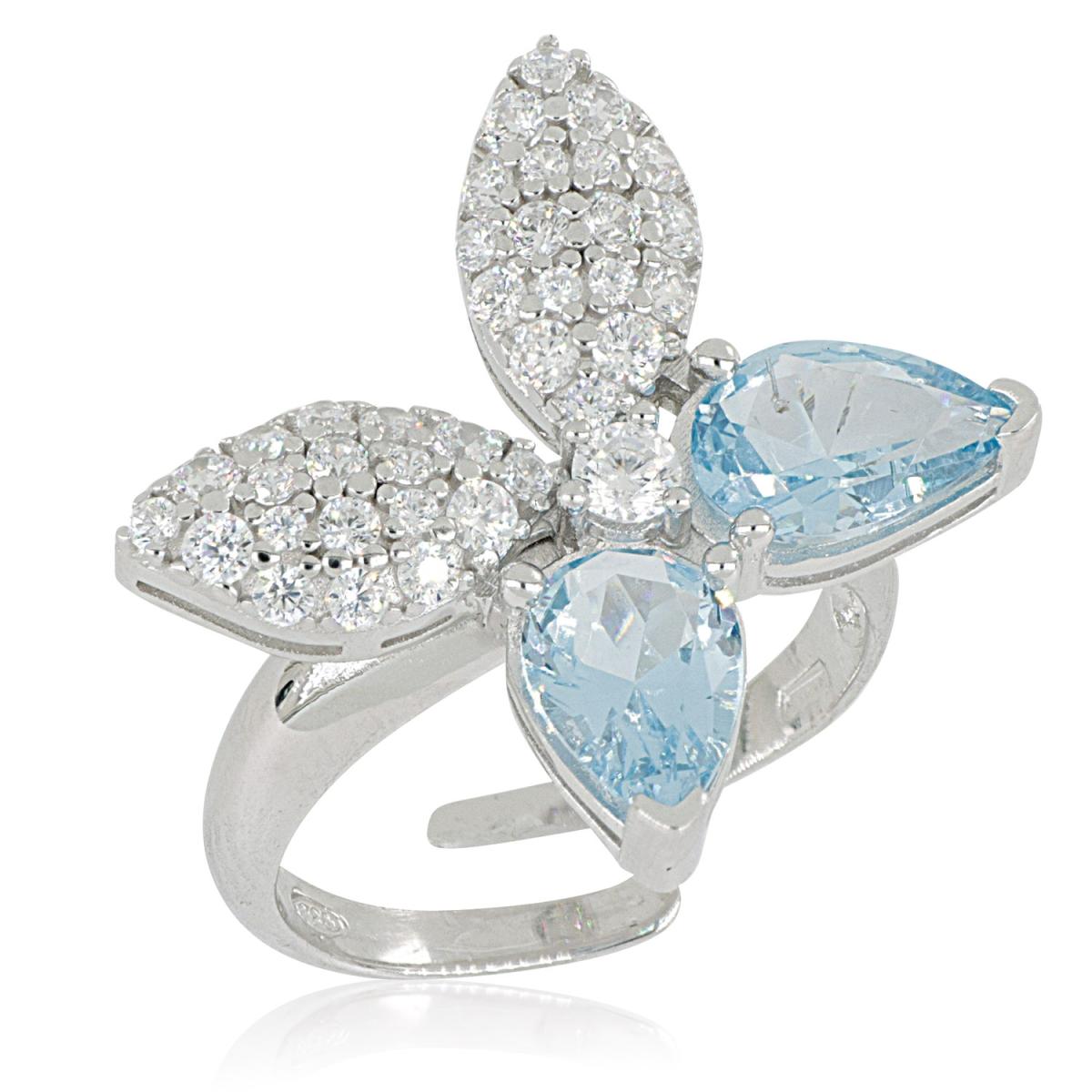 925 hot sale butterfly ring