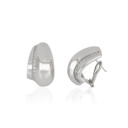 925 silver earrings with zirconia - ZOR1305-LB